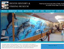 Tablet Screenshot of destinhistoryandfishingmuseum.org